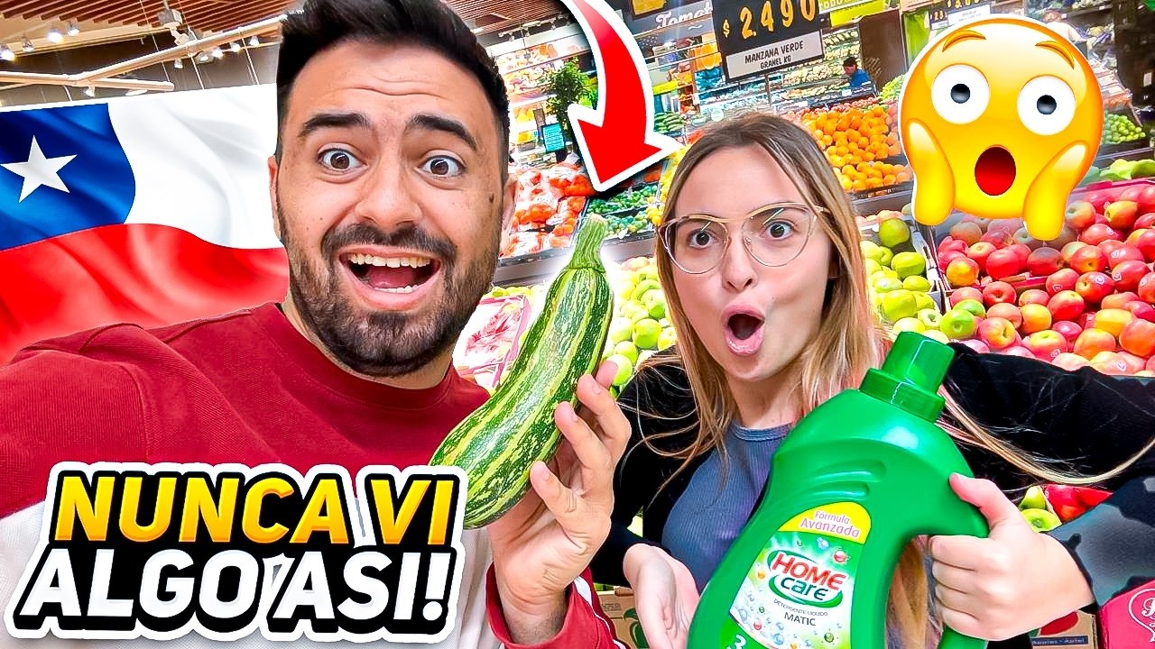 Así es el SUPERMERCADO más LUJOSO de CHILE🇨🇱 | Qué hay en un SUPERMERCADO CHILENO? 🛒