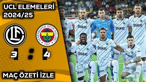 Lugano 3-4 Fenerbahçe | MAÇ ÖZETİ | EDİN DZEKO ŞOV
