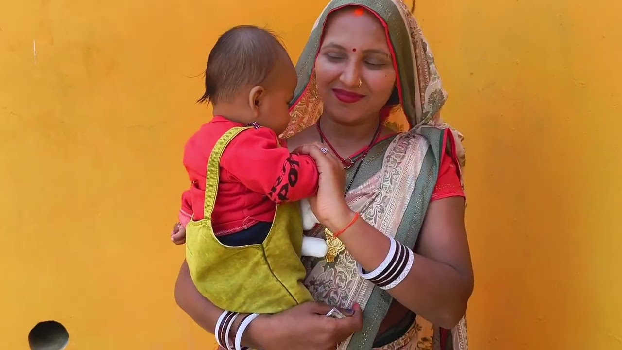 नातिन का मुंडन हो रहा है 🙏🙏😆😆🛕🛕