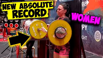 A new absolute record for women in a strict bicep lift - 57.5 KG