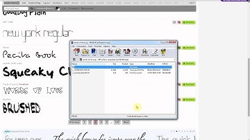 PE Design V7 installing truetype fonts