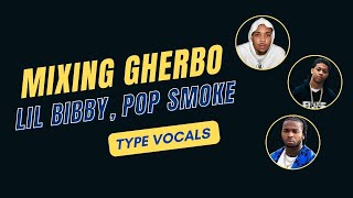 [SILENT COOKUP] MIXING G HERBO, LIL BIBBY, POP SMOKE TYPE VOCALS | PRO TOOLS