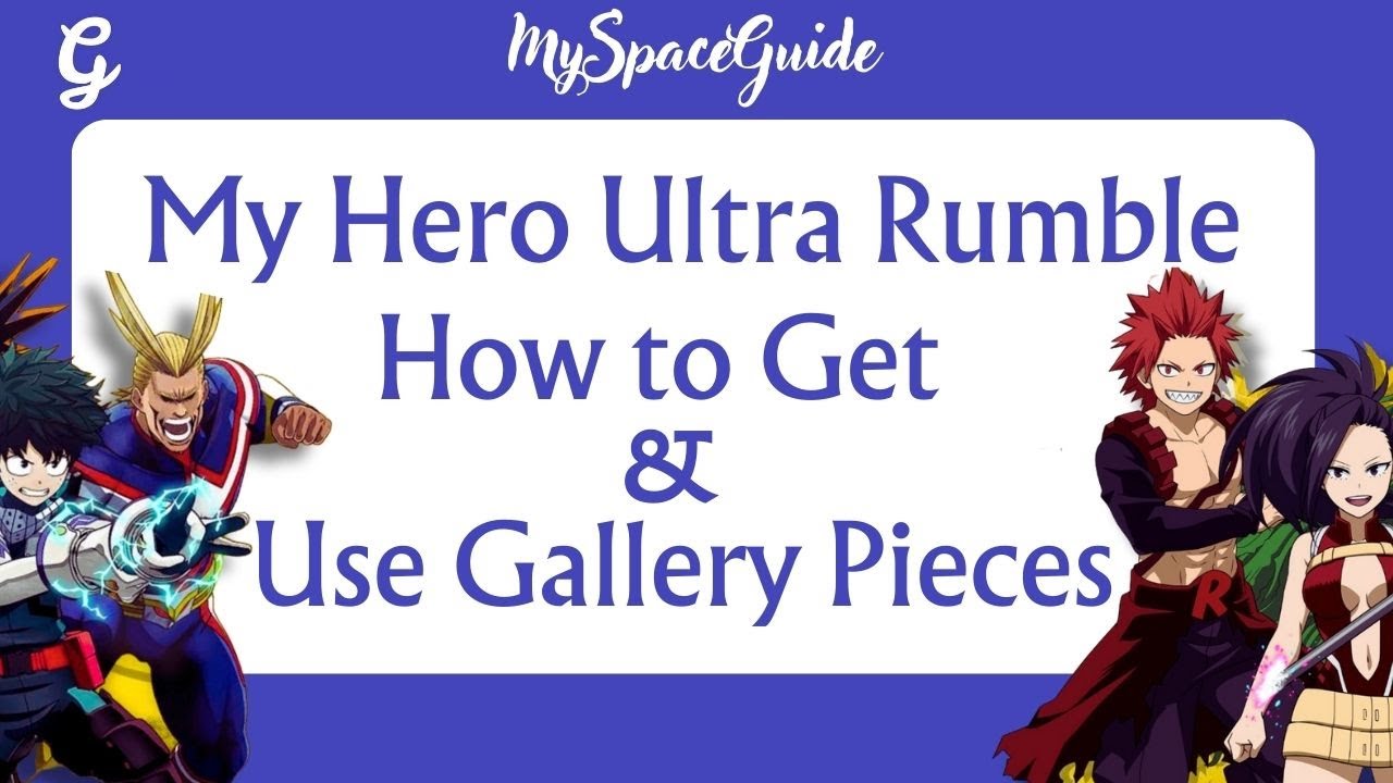 My Hero Ultra Rumble Gallery Pieces: How to Complete Illustration