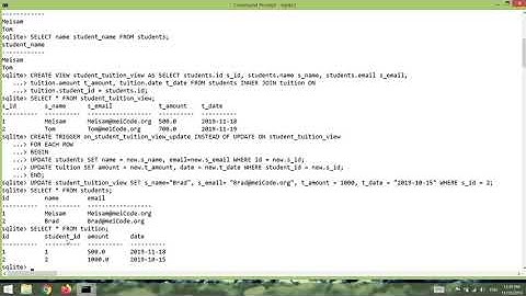 Create Read and Write views   Create and Manage SQLite Databases From Scratch