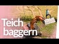 Teichbau 20  riesen bagger feuerwehreinsatz  schlgerei  kliemannsland