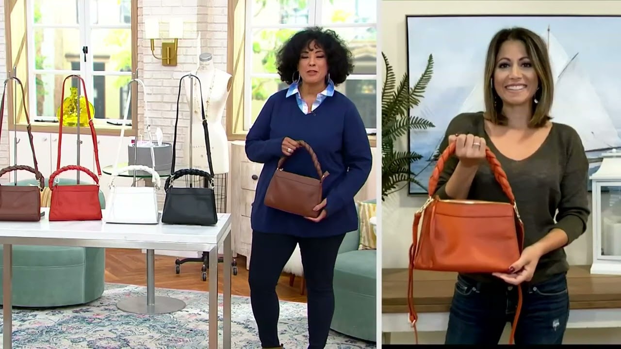 Vince Camuto Leather Aviva Wallet Crossbody - QVC.com