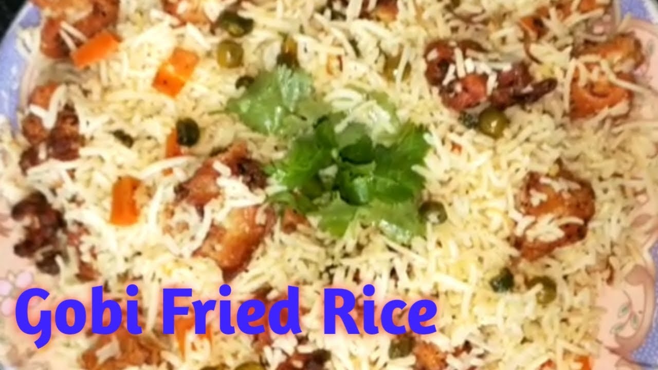 Gobi Fried Rice|Cauliflower Rice by SBS kitchen - YouTube