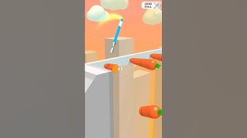 carrots 🥕 carrots 🥕 apple 🍏 relaxing 😎 Slice it all #youtubeshorts #slicing #games