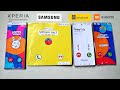 Cardboard Phone SONY GOOGLE VS SAMSUNG fold5 VS REALME 11 VS REDMI 13 incoming calls (stopmotion)