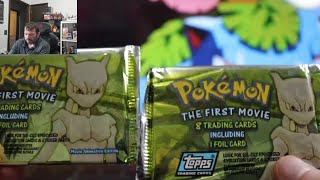Pokemon The First Movie Mewtwo strikes back booster packs opening!