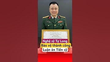 Nghệ sĩ Tự Long bảo vệ thành công luận án Tiến sĩ