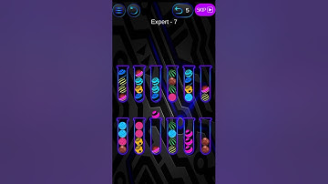 sort color ball expert level 7