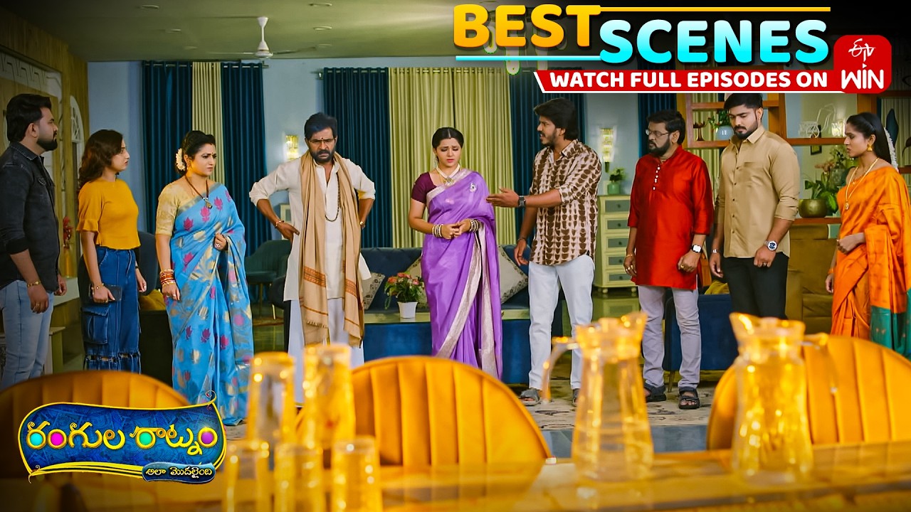 Rangula Ratnam Best Scenes : 9th March 2026 Episode Highlights | Watch Full Episode on ETV Win