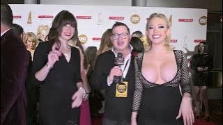 Jordan Kennedy and Kagney Linn Karter at the XBiz Awards