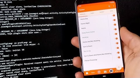 My Tasker Setup - A Walkthrough