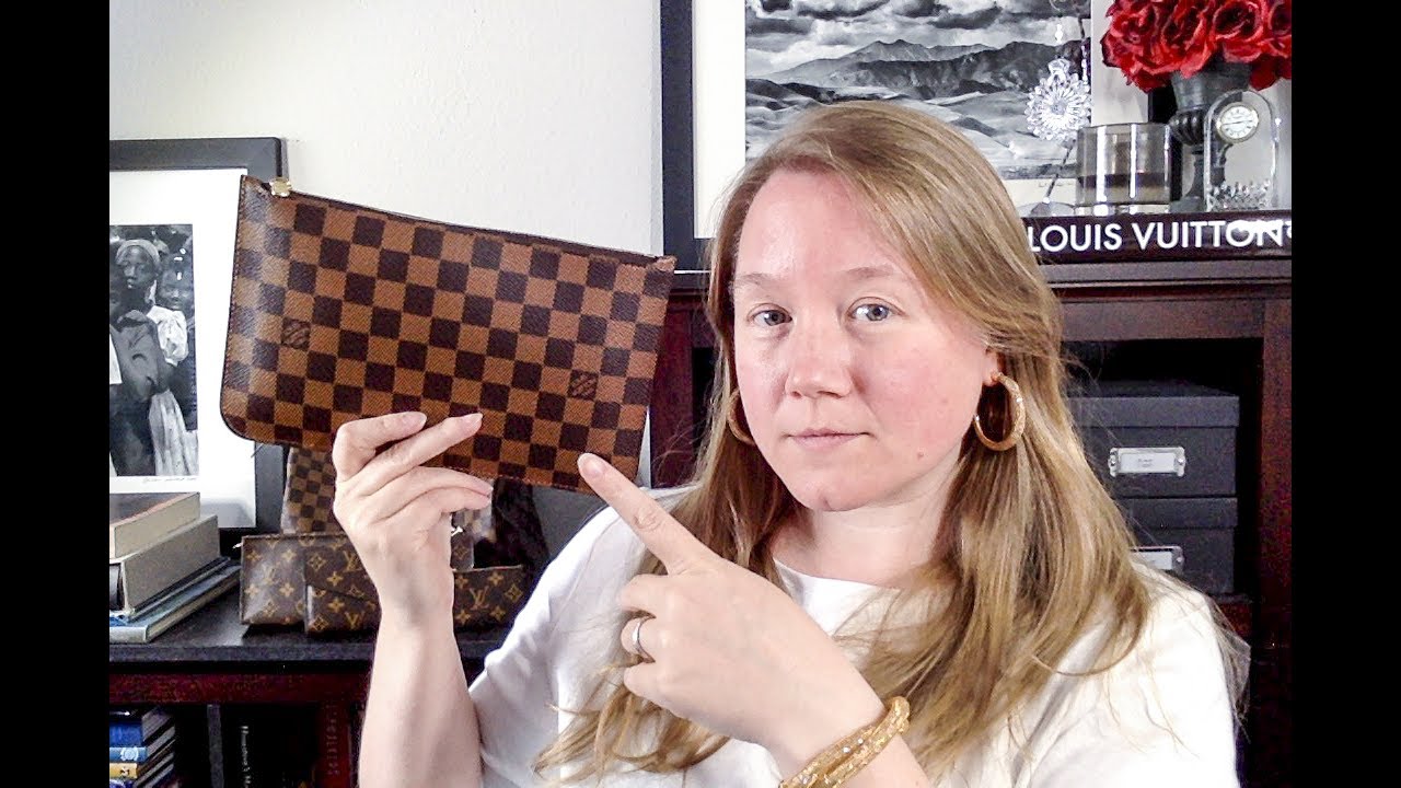 How to Use the Louis Vuitton Neverfull POCHETTE with Agendas || Autumn Beckman - YouTube