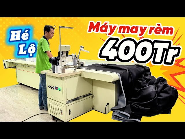 Review Máy may rèm vải tự động 400 triệu - Công nghệ may rèm cửa đẹp hiện đại