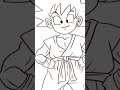 “My Real Art ✍🔥 | Dragon Ball Fanart” #art #sketchful #animeeditingapp #drawing