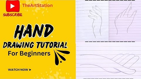 hands drawing tutorial for beginners / 3 Different Ways / TheArtStation #drawingtutorial