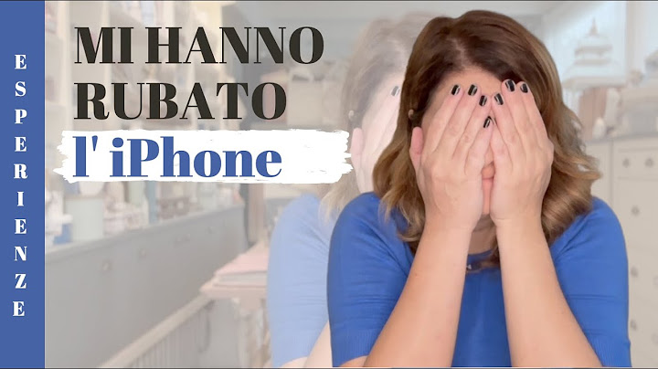 Mi hanno rubato l'iphone!