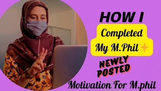 Motivation for M.phil with Job| Yes you can do it #viral #allhumdulilah