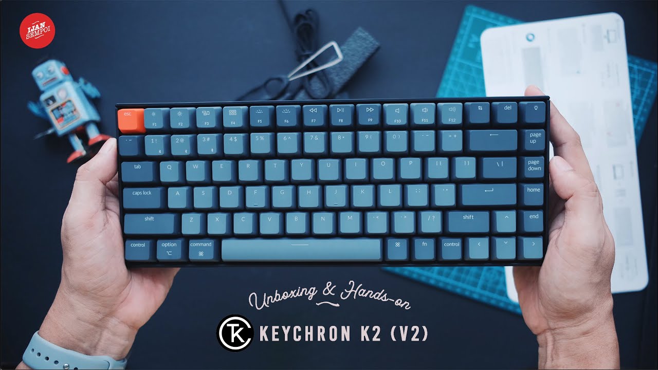 Keychron K2 V2 wireless Mechanical Keyboard yang awesome (Unboxing & Hands-on)