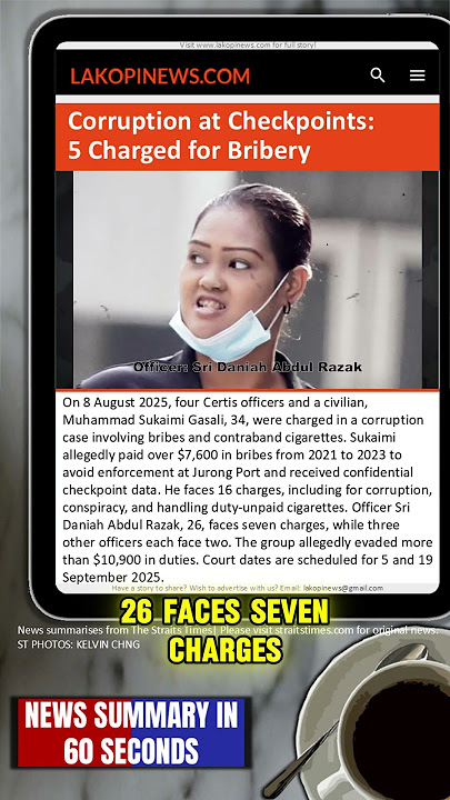 Corruption at Checkpoints 5 Charged for Bribery a