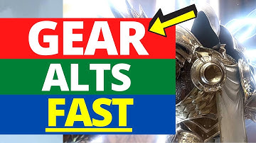 Diablo 3 FASTEST Way To Gear Alts - Season 26