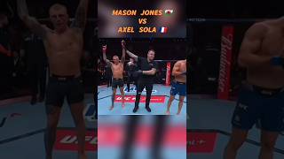 MASON JONES 🏴󠁧󠁢󠁷󠁬󠁳󠁿 ❌ AXEL SOLA 🇫🇷 | #ufc #masonjones  #axelsola #yhoparhma #mma #ufcnews #ufc5