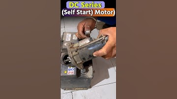 DC Series(Self Start) Motor. #gatepreparation #electricalengineering #dcsupply #dcmotor #ashujangra
