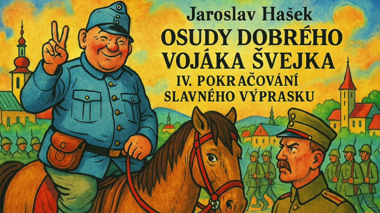 AUDIOKNIHA: Jaroslav Hašek - Osudy dobrého vojáka Švejka IV. Pokračování slavného výprasku