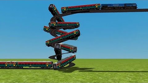 All 🚦 Express Trains & Passenger Train Run At | Bumpy Higher Graphics Railroad Tracks | train video