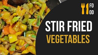 Healthy recipes month | Stir Fry Vegetables | FAST VEGETABLE STIR FRY | EASY CHINESE VEGGIES RECIPE