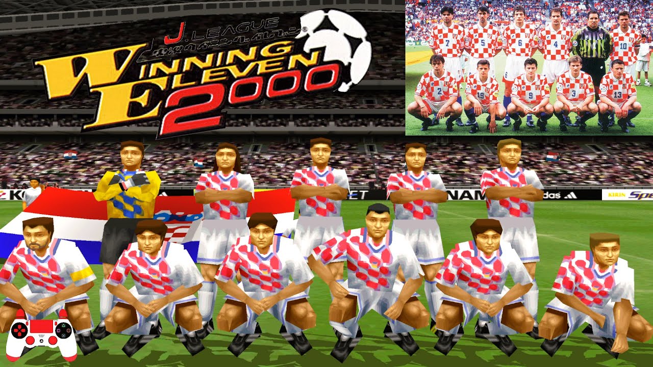 Croatia Team (Golden Players) - Winning Eleven 2000 - Duckstation PS1 on PC - Full Game
