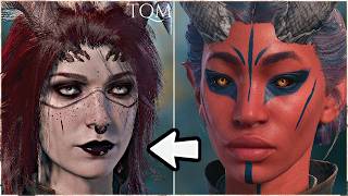 How to create a Tiefling - Baldur's Gate 3 - (Soundless BG3 Character Creation Creator Tutorial)