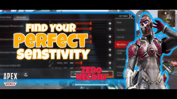 Perfect Sensitivity For Apex Legends Mobile | Zero Recoil In Few Minutes | Guide/Tips And Tricks.