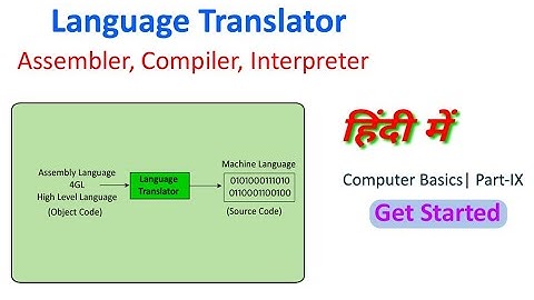Language Translators in Hindi | Assembler | Compiler | Interpreter