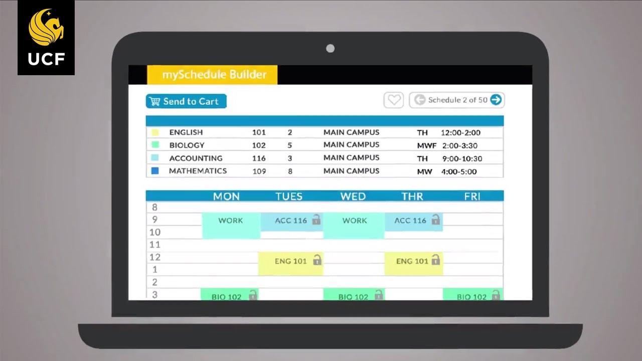 UCF mySchedule Builder Introduction Video - YouTube