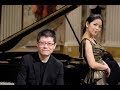 Duo beaux arts performs schubert fantasy in f piano four hands d940