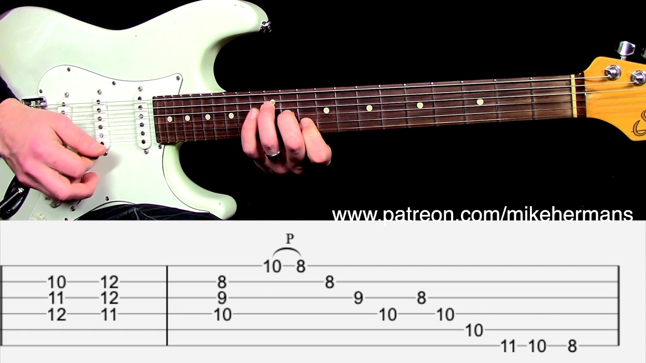 Blackbird solo Guitar with tabs YouTube