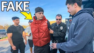 Fake Peso Pluma Gets Arrested Prank