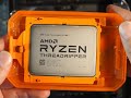 AMD Threadripper TR4 CPU and Thermo Paste Installation X399