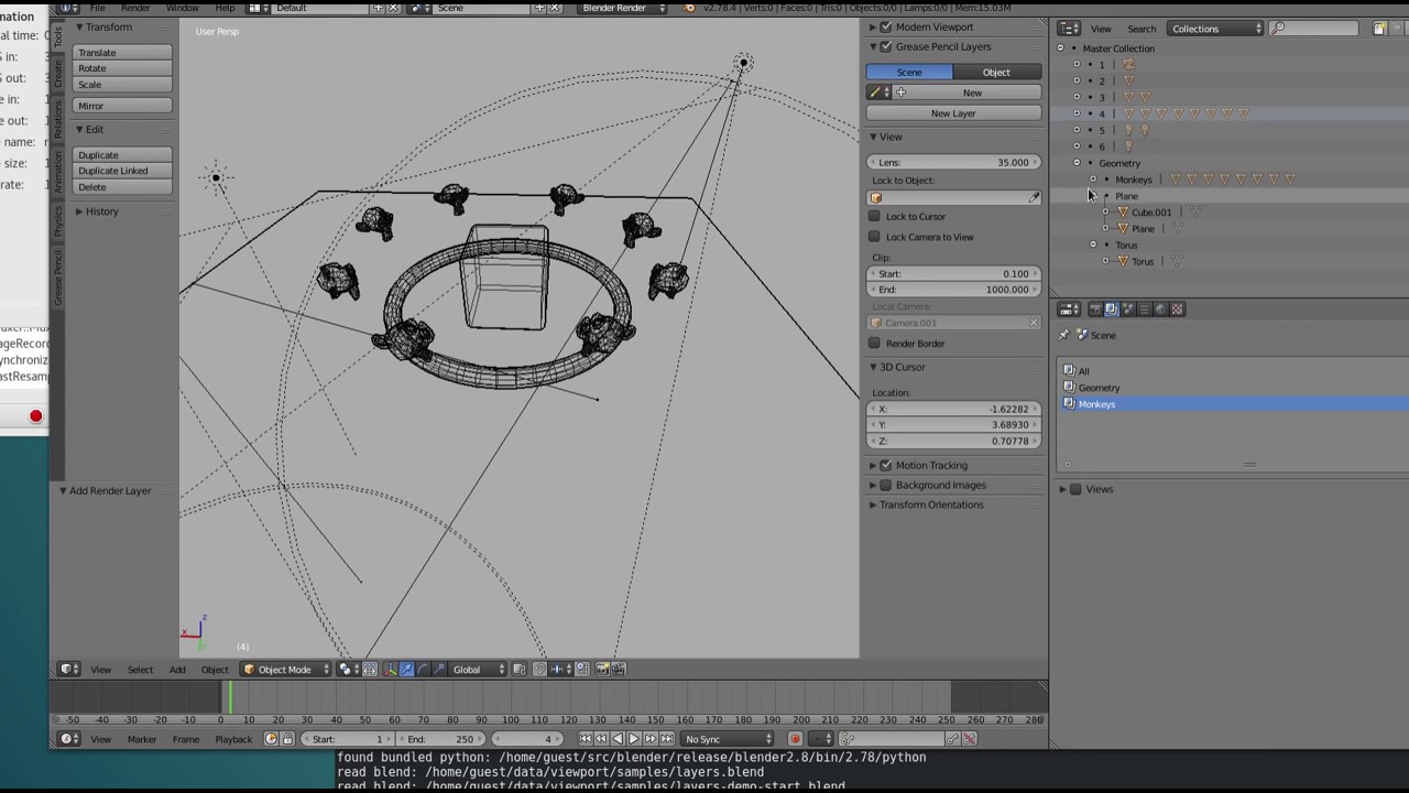 Blender 2.8 Development Demo 2 - Render Layers and Collections ...