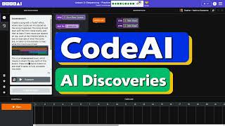 CodeAI Lesson 3.10 Sequencing - Practice | Answer Tutorial | CS Discoveries + AI Discoveries