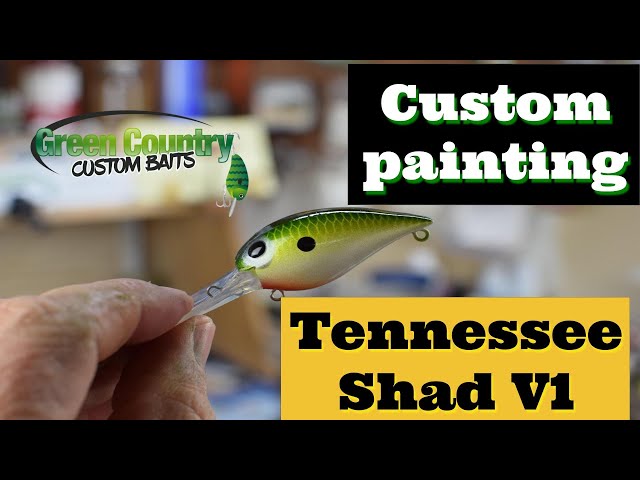 Painting Crankbaits--Tennessee Shad Ver. 1 