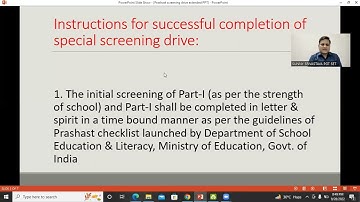 PRASHAST : A Disability Screening Checklist for Schools