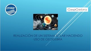 Sistema solar con Geogebra\ Tutorial - Cetmar #20