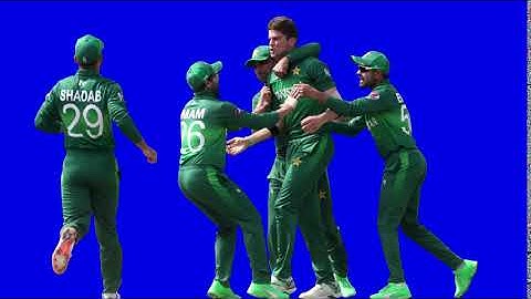 Green Screen Pakistani Team CELEBRATION Vector #Short