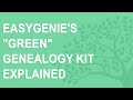 Easygenies green genealogy kit explained