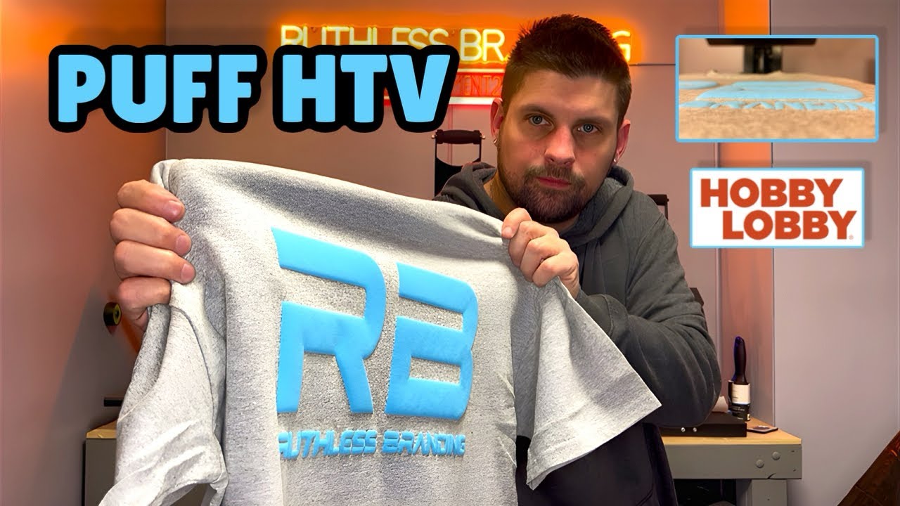 I TESTED PUFF HEAT TRANSFER VINYL FROM HOBBY LOBBY